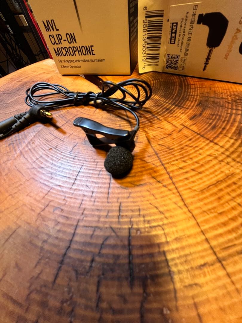 【ほぼ新品】SHURE MVL マイク + SC3アダプター