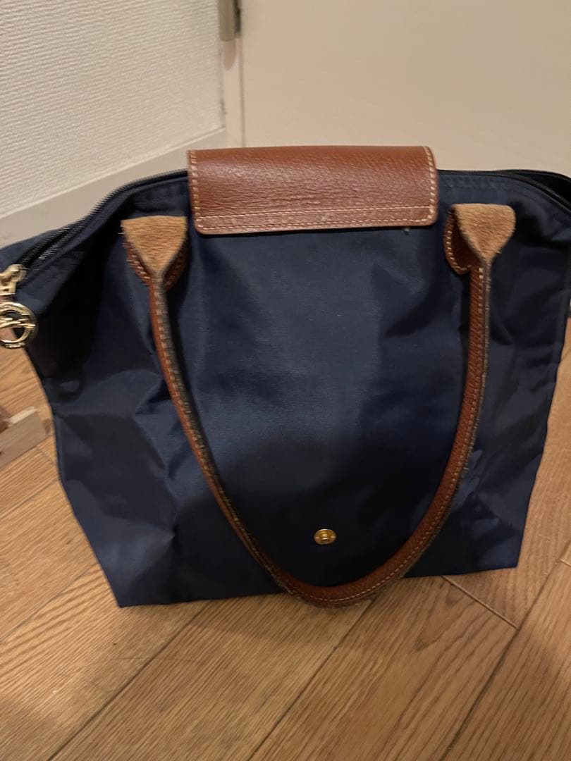 Longchamp ルプリアージュ 2605 089ネイビー トートM