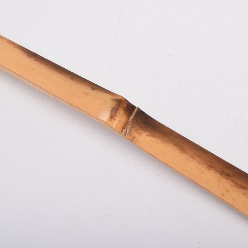 茶道具　宗竹作　茶杓　銘「唐錦」　前大徳　福本積應書付　共筒共箱　C　8442