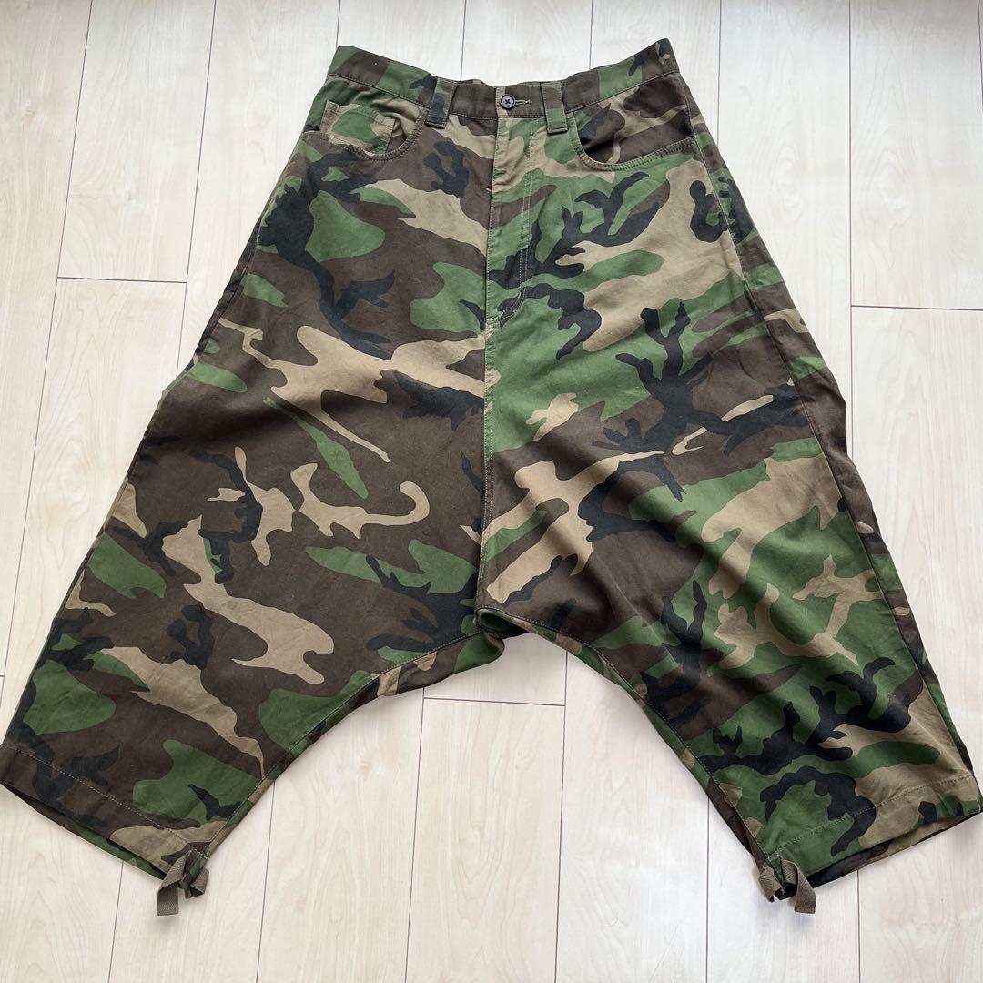 Y's ワイズ ヨウジヤマモト サルエルパンツ カモフラ 迷彩 3