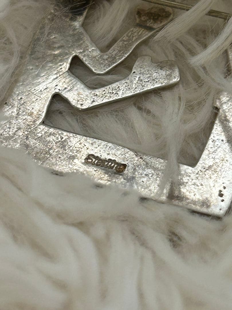 ヴィンテージ　ナバホ族　シルバー 　ピン ブローチ　ネイティブアメリカン