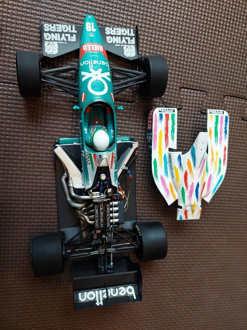 1/18 ミニチャンプス ベネトン BMW B186 1986 G.ベルガー