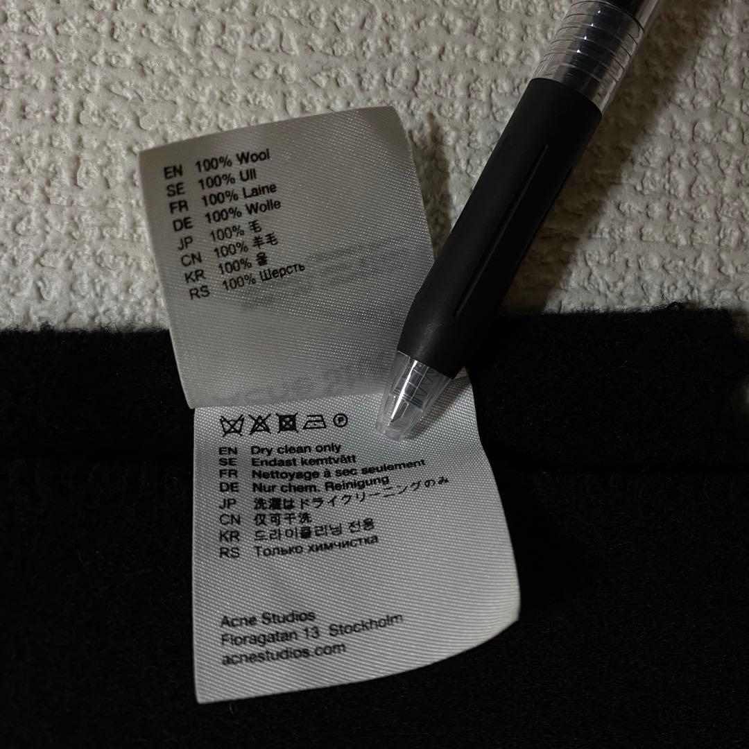 Acne Studios マフラー　ブラック