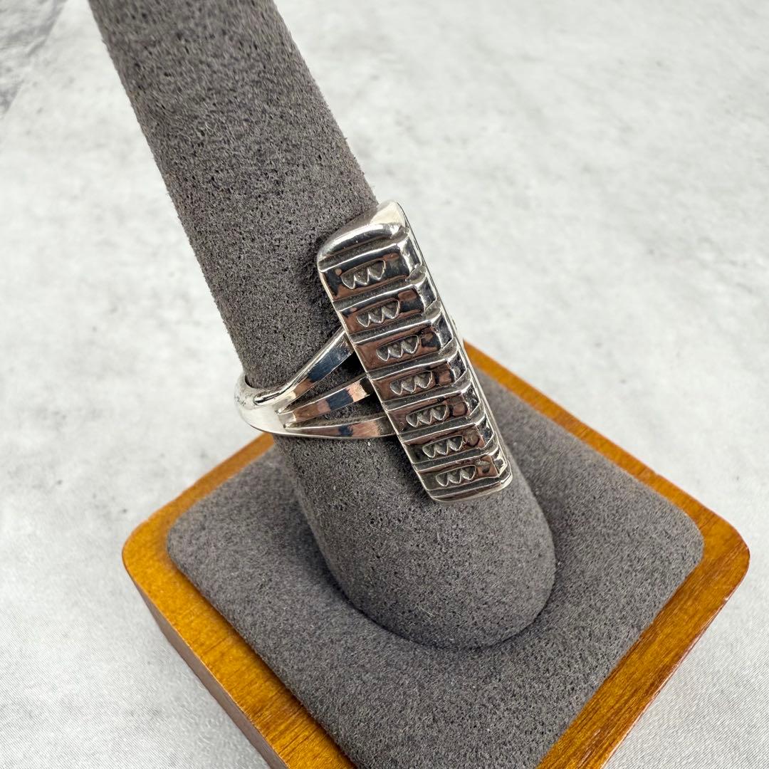 NAVAJO RANDY SECATERO シルバーリング 希少品　16号