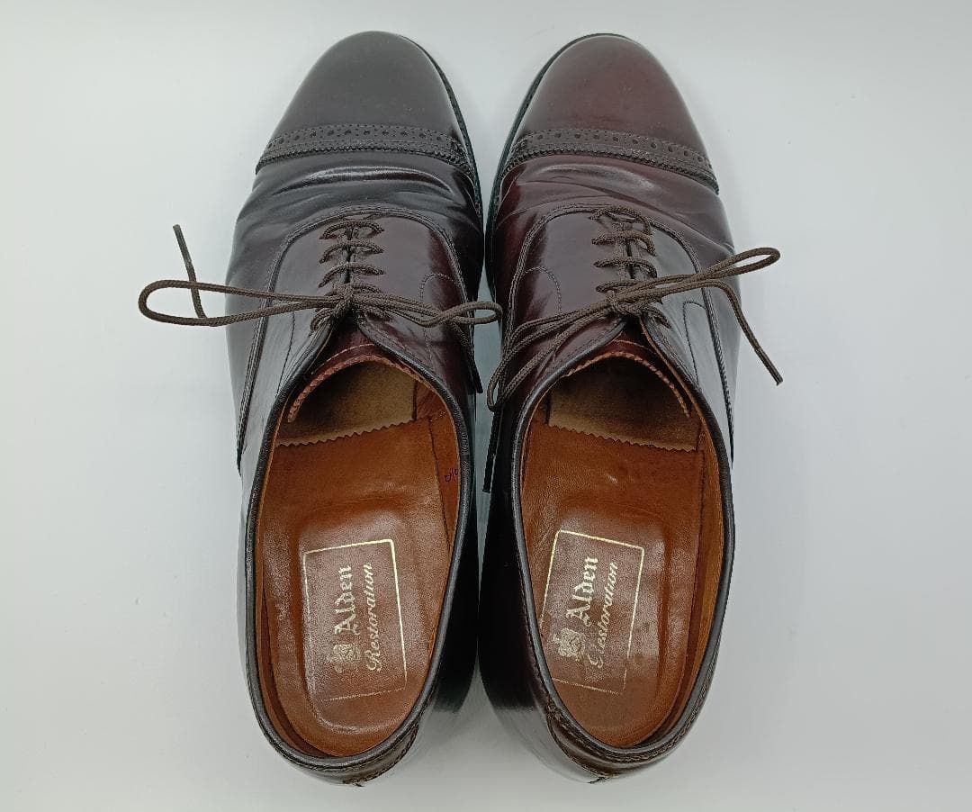 オールデン 9015 コードバン 8.5D バーガンディ Alden