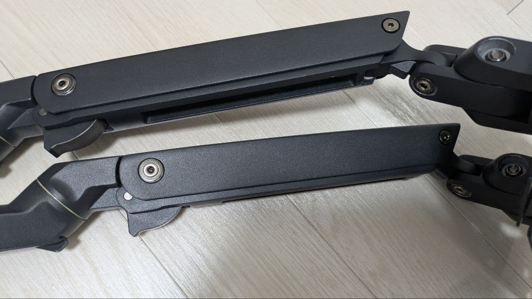 エルゴトロン MXV デスクデュアル モニターアーム マットブラック