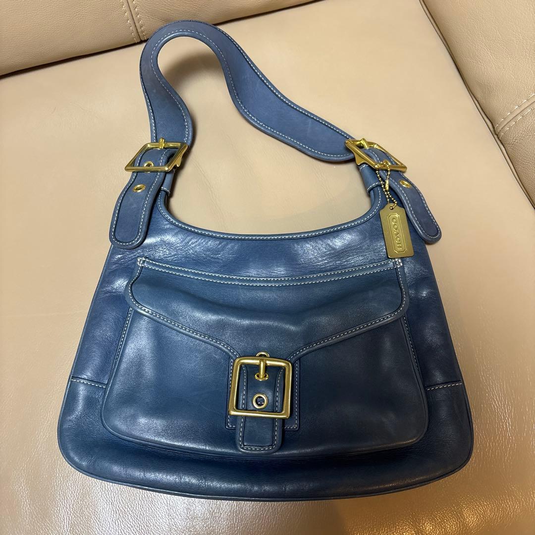 【希少色】COACH　ショルダーバッグ ワンショルダー レザー ベルト 9340