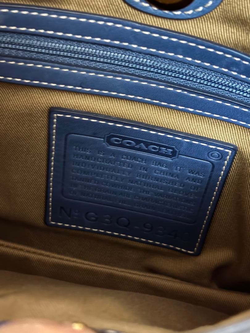 【希少色】COACH　ショルダーバッグ ワンショルダー レザー ベルト 9340