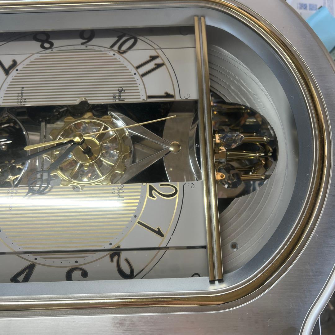 RHYTHM 4MN427RH 掛け時計 カラクリ時計 スモールワールドティアラ