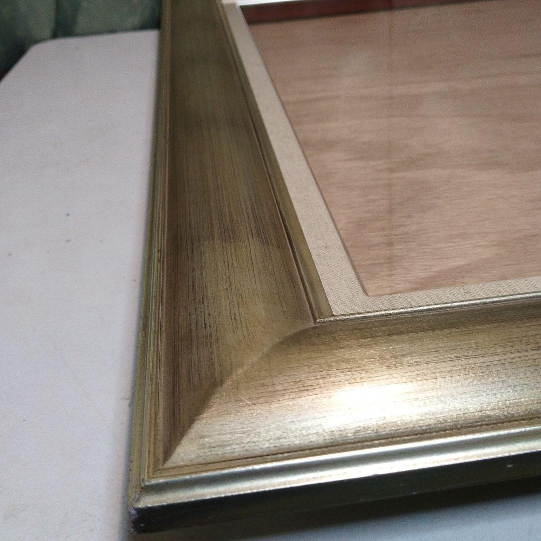 使用回数1回のみ【　F20号　】額縁　ゴールド油絵用　キャンパス用額縁　アート用