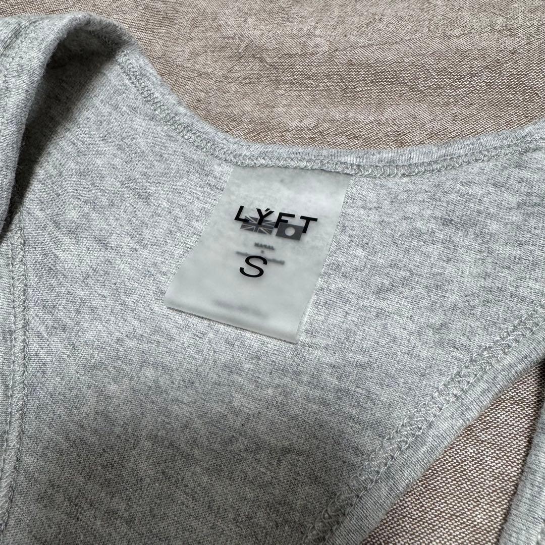 【3枚セット】LYFT タンクトップ Sサイズ 黒白グレー