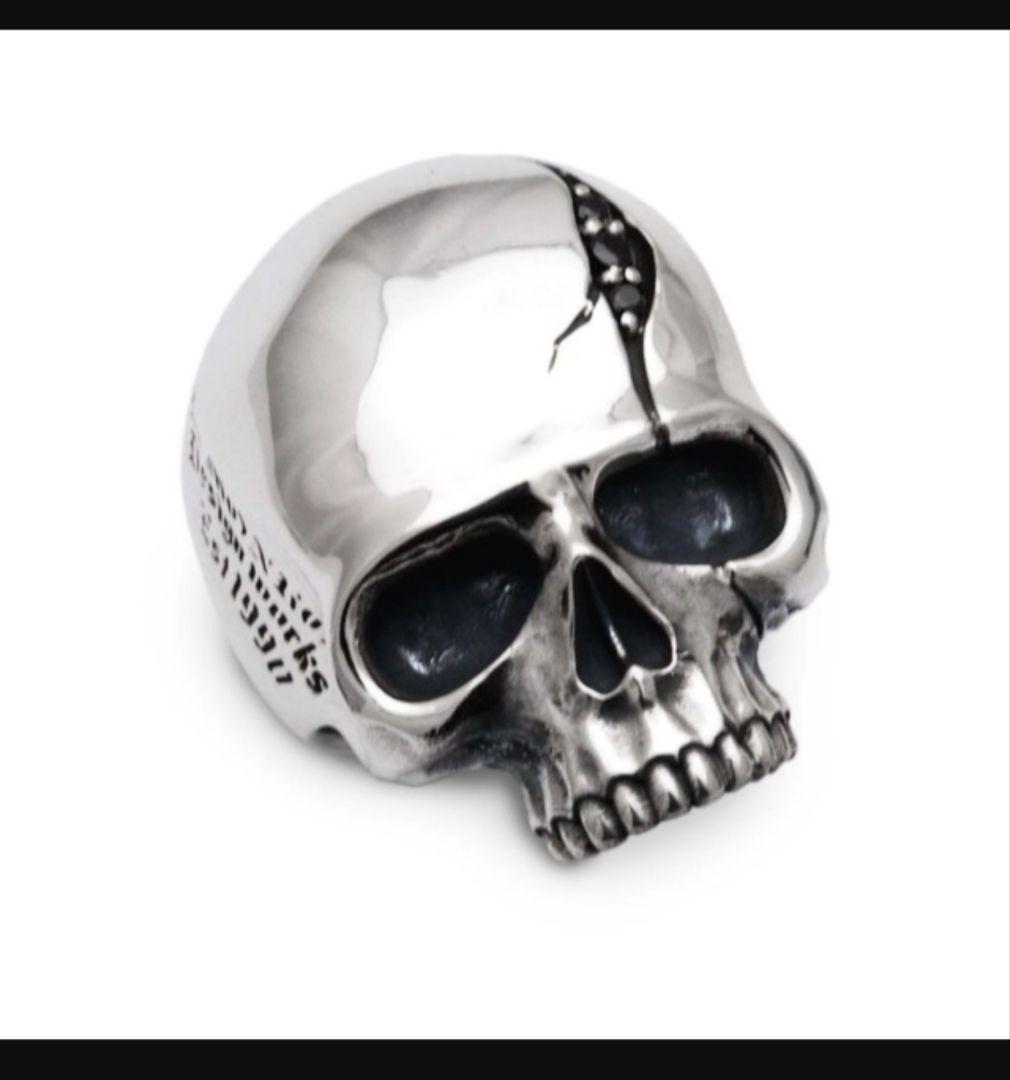 中古 Dr.MONROE シルバー925 19号 スカルリング