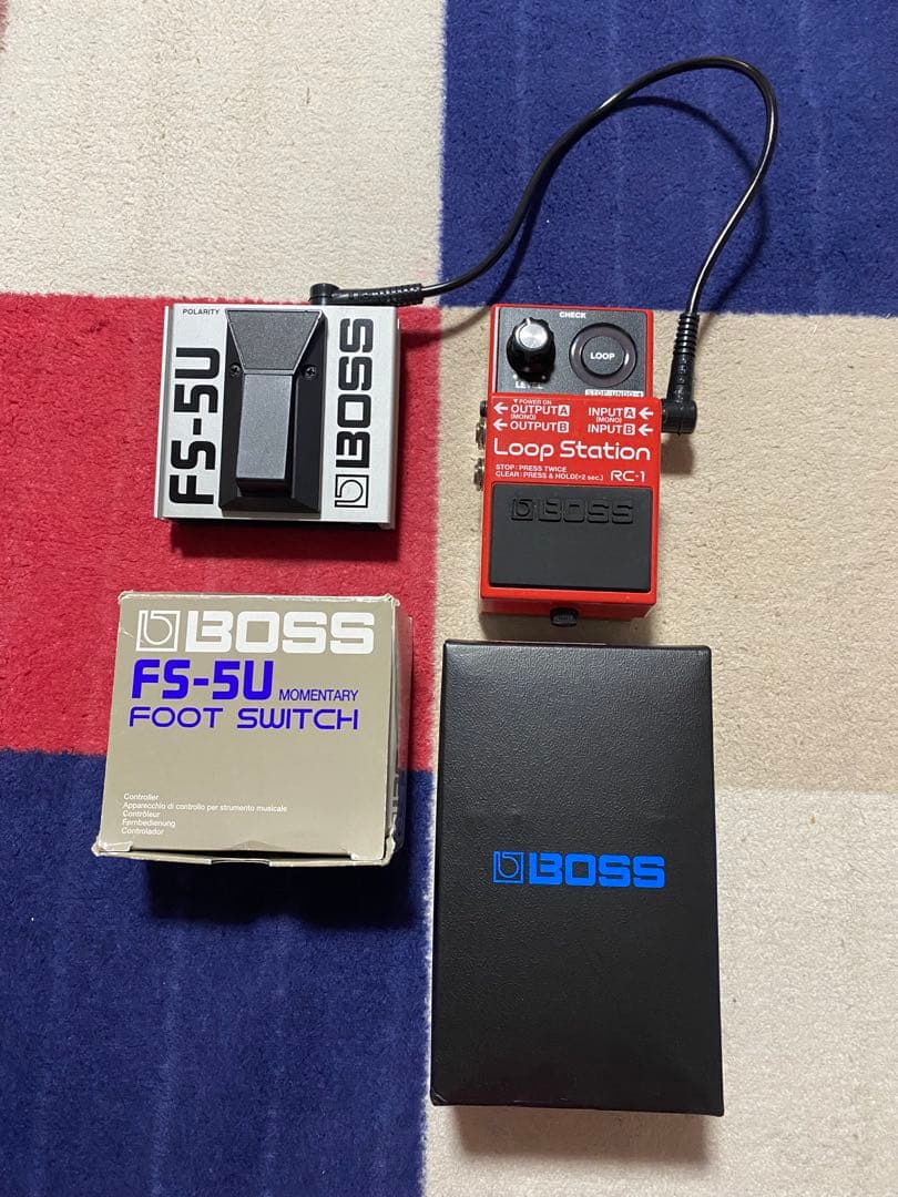 Boss RC-1 ＋ FS-5U ＋ Patch