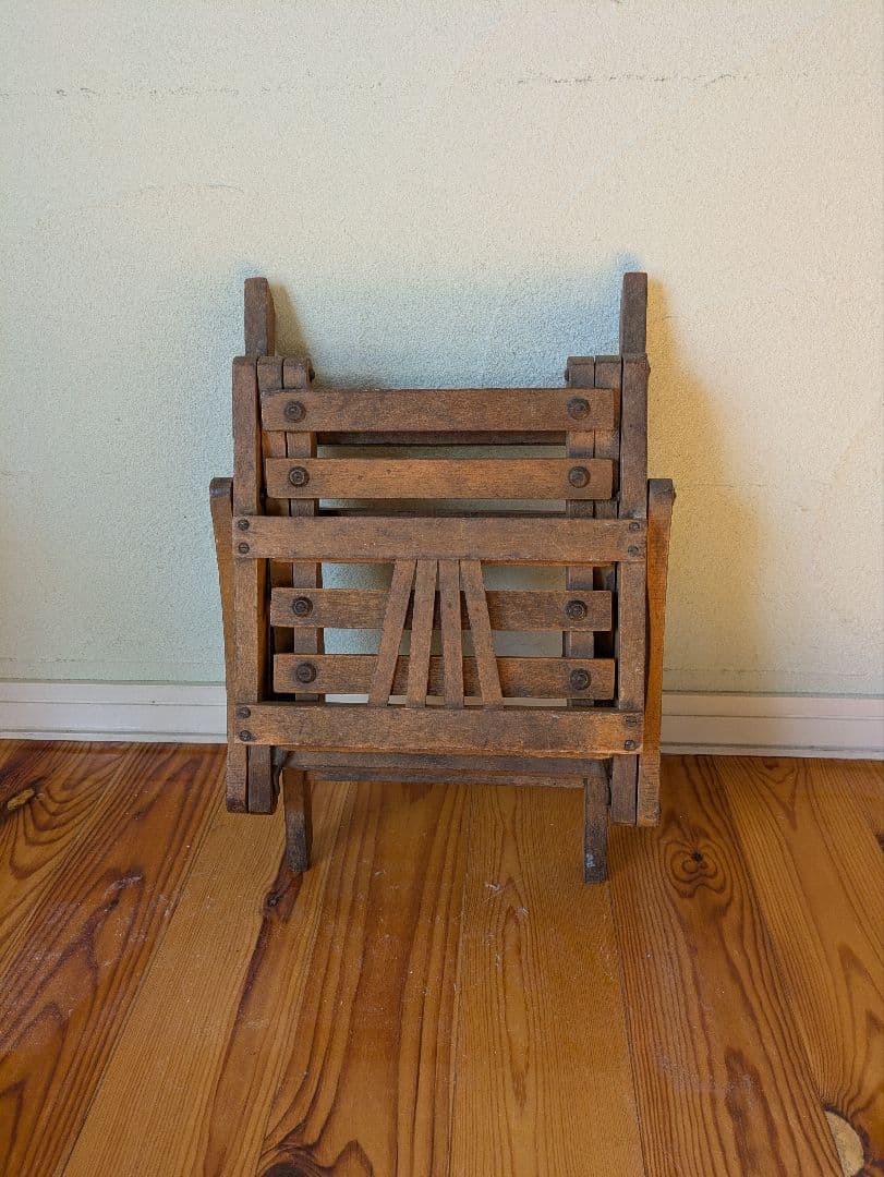 アンティークフォールディング チャイルドチェア
