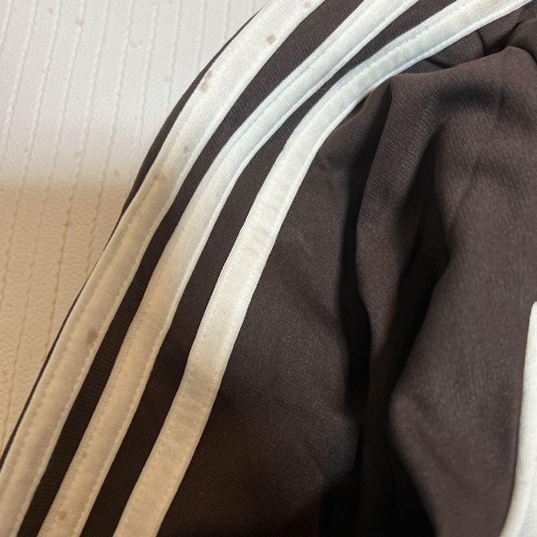 90s あのちゃん　アディダス トラックジャケット茶 ジャージ ブラウン XL