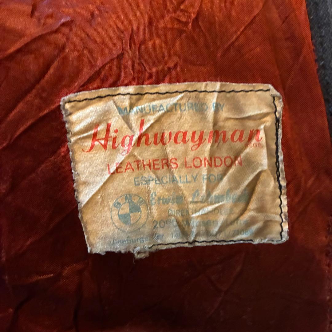70s uk vintage highwayman シングルライダースジャケット