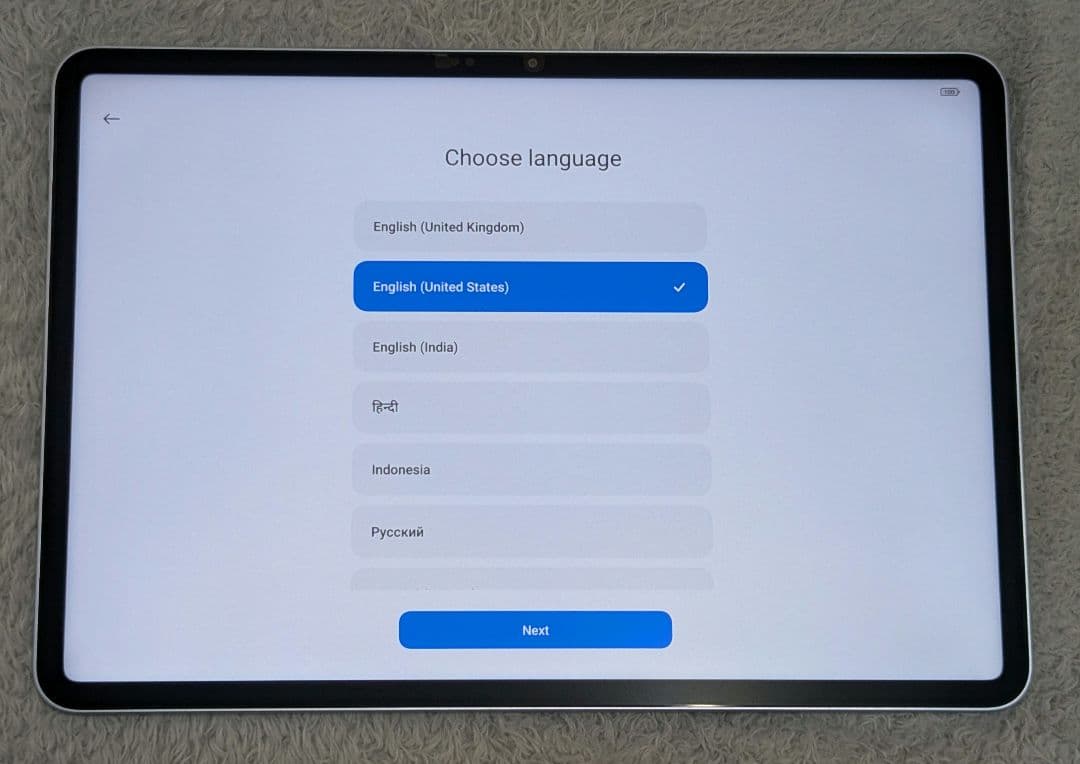 【美品】Xiaomi Pad 7 Blue 128GBフォーカスキーボード付き