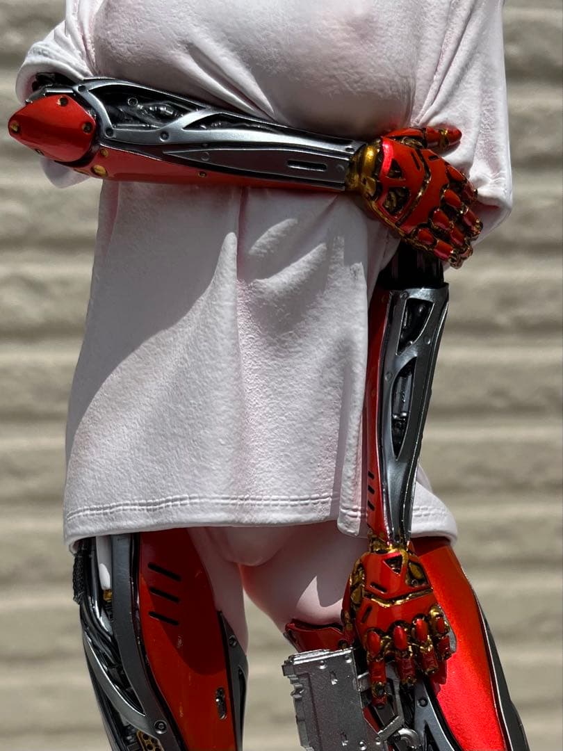 ガレージキット改造完成品　サイズ大　サイボーグ