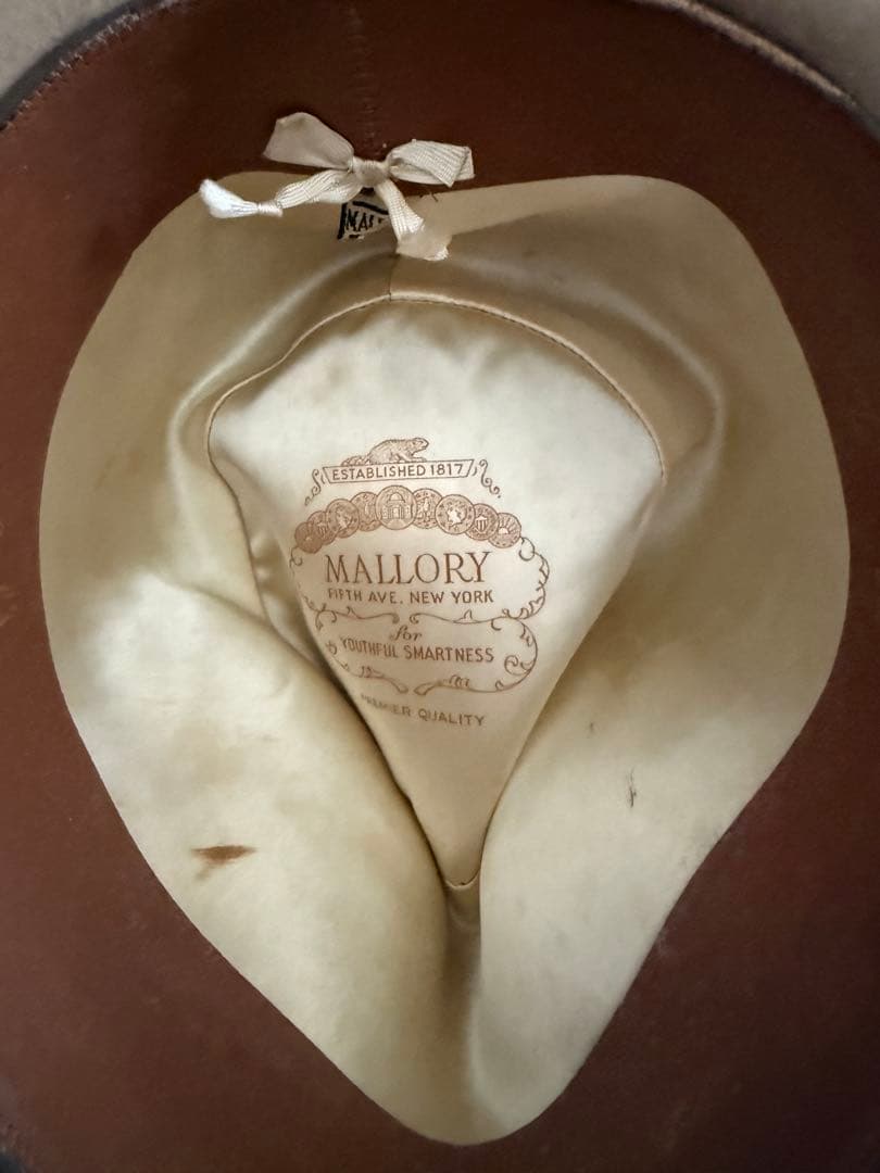 ジョニーデップハットマロリーベージュstetson57.5whippet