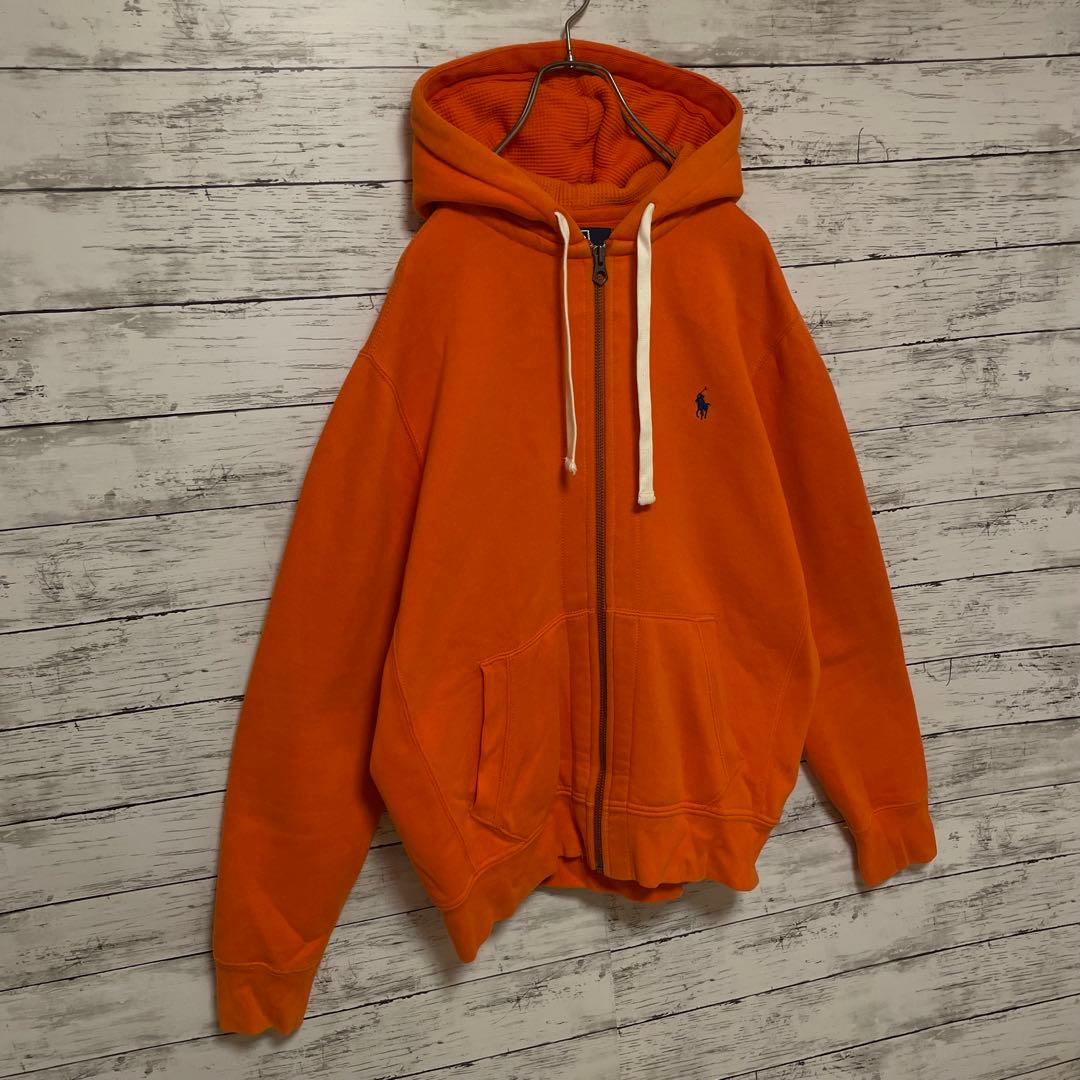 881【入手困難】ポロバイラルフローレン♤刺繍ロゴ　希少　パーカー　即完売品