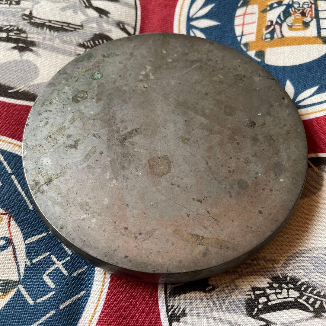 青銅鏡　鶴　亀　松