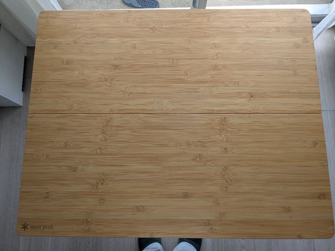 美品★スノーピーク 竹製折りたたみテーブル LV-010TR