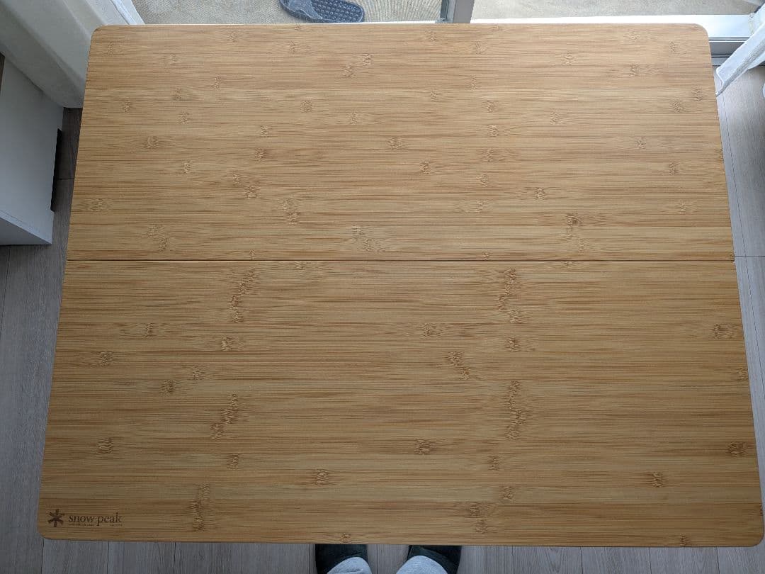 美品★スノーピーク 竹製折りたたみテーブル LV-010TR