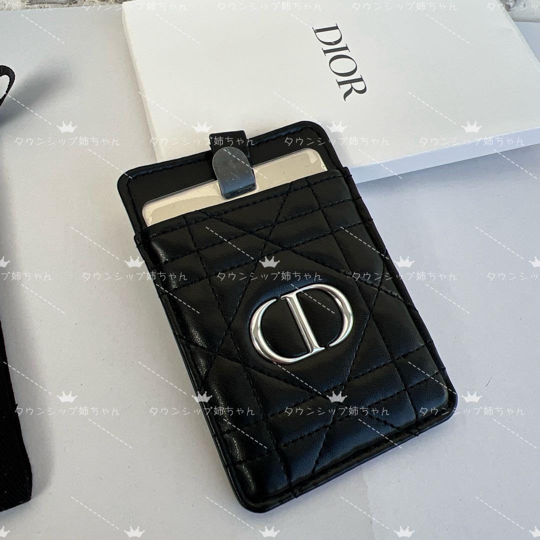 ♡ローズ♡ 　ディオール Dior ポケットミラー キルティングケース付き