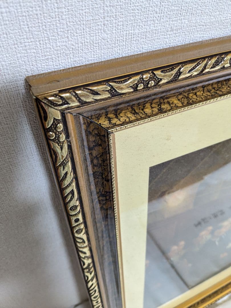 複製 白川一郎 最後の御前会議 終戦の詔書 額装 天皇陛下 大日本帝国軍 印刷