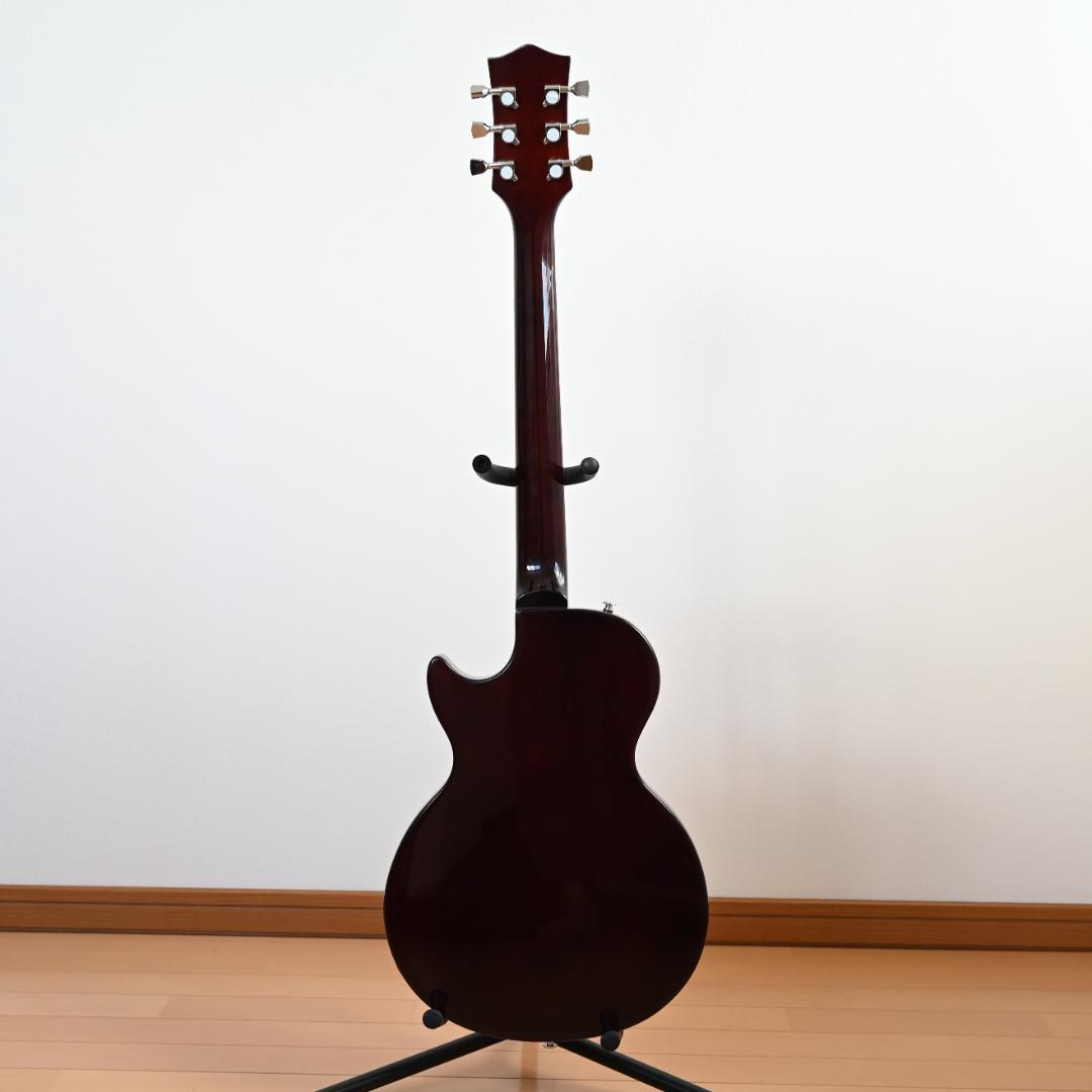 PLAYTECH レスポール型 Fフォール エレキギター サンバースト G006