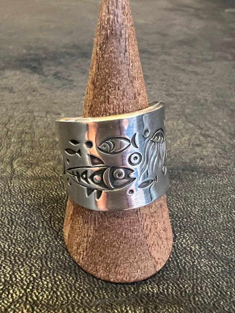 ナバホ族　ノーバートペシュラカイ　Norbert Peshlakai リング