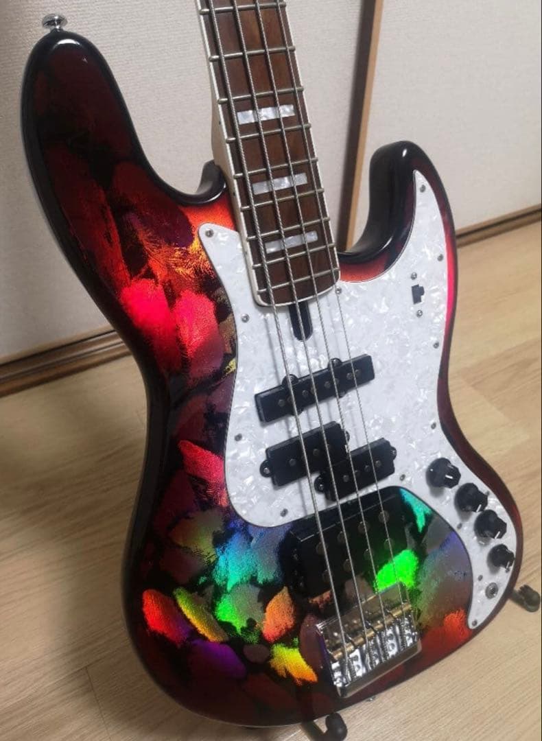 SPEAR エレキベース Gae-Bolg ゲイボルグ ホログラムレッド