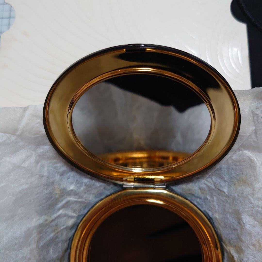 加山又造　デザイン　純金使用　コンパクトケース