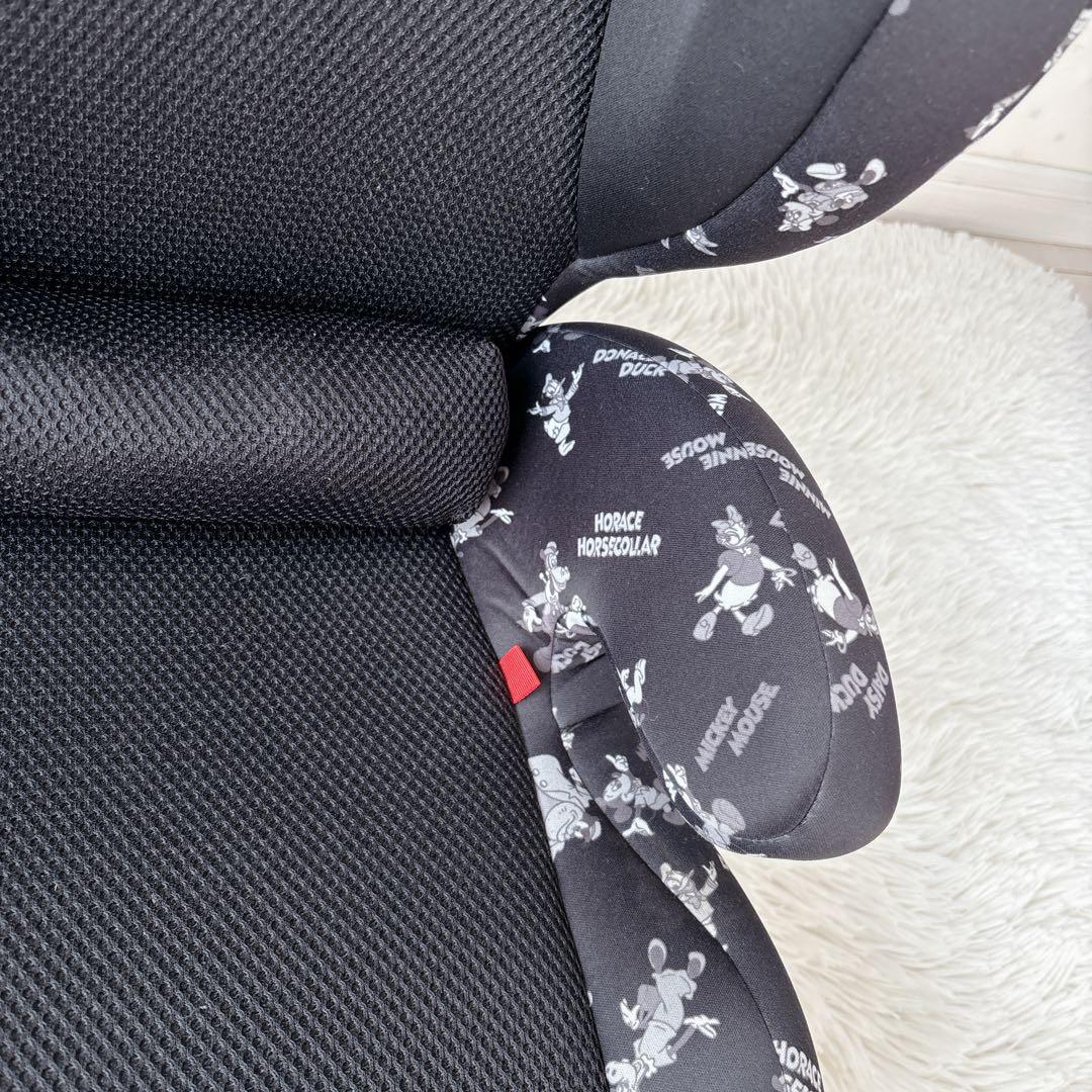 【極美品】ディズニー　ハイバック　ジュニアシート　ISOFIX ミッキーマウス