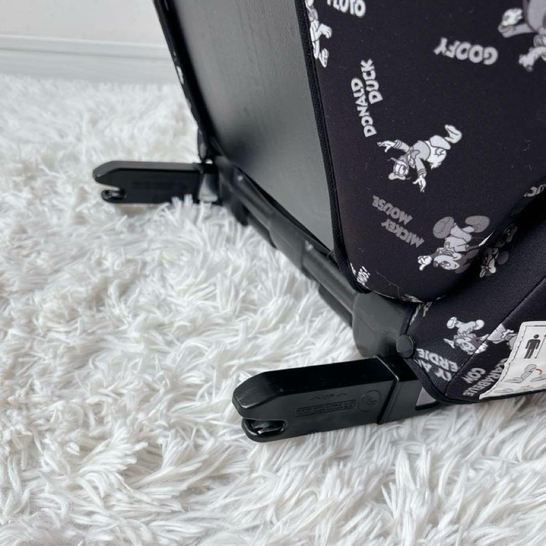 【極美品】ディズニー　ハイバック　ジュニアシート　ISOFIX ミッキーマウス