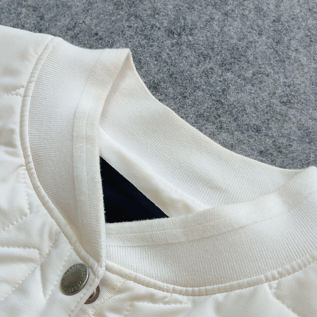 パーリーゲイツ　星柄　キルト 中綿 コート ジャケット 白　ホワイト