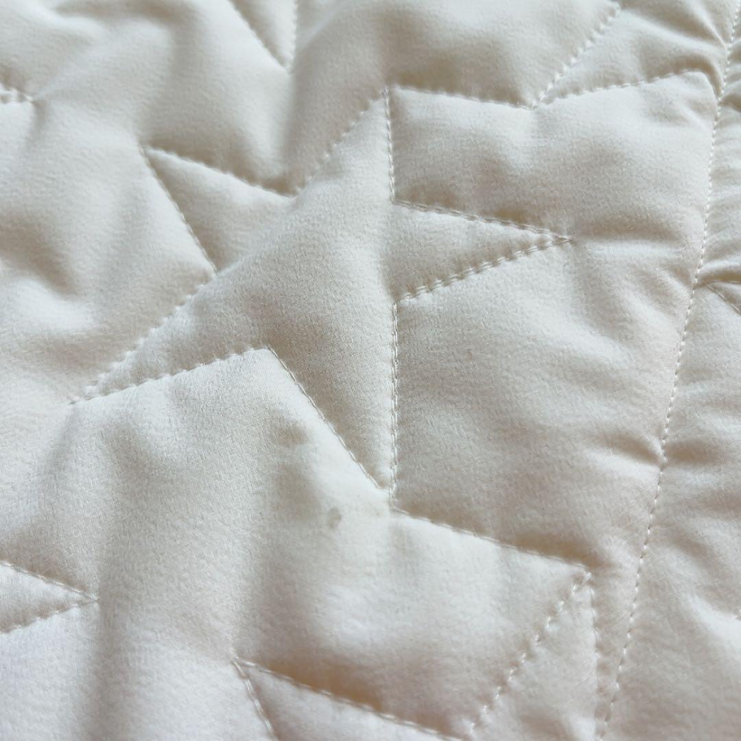 パーリーゲイツ　星柄　キルト 中綿 コート ジャケット 白　ホワイト