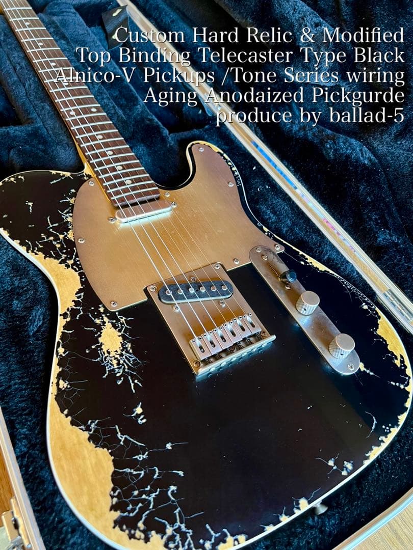 ⭐︎ハードレリックテレキャスタイプトップバインディング アルニコシングルコイル⭐︎