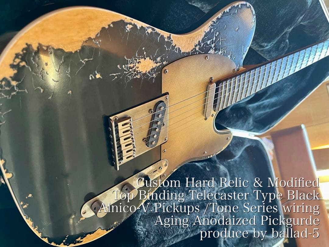 ⭐︎ハードレリックテレキャスタイプトップバインディング アルニコシングルコイル⭐︎
