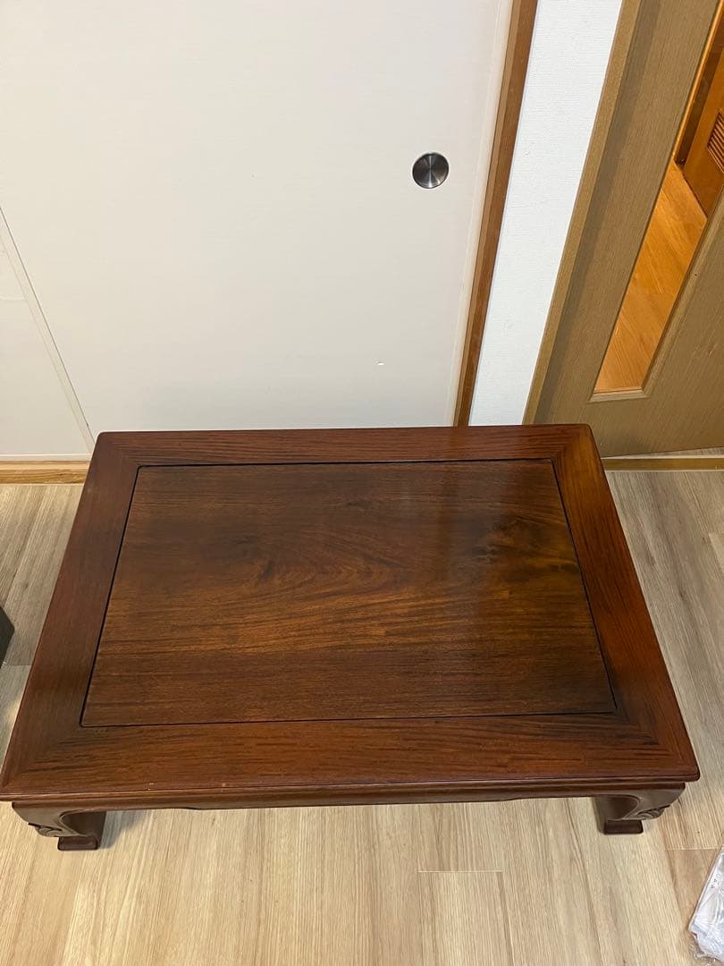 ちゃぶ台　大阪唐木指物　中澤唐木　尾崎作