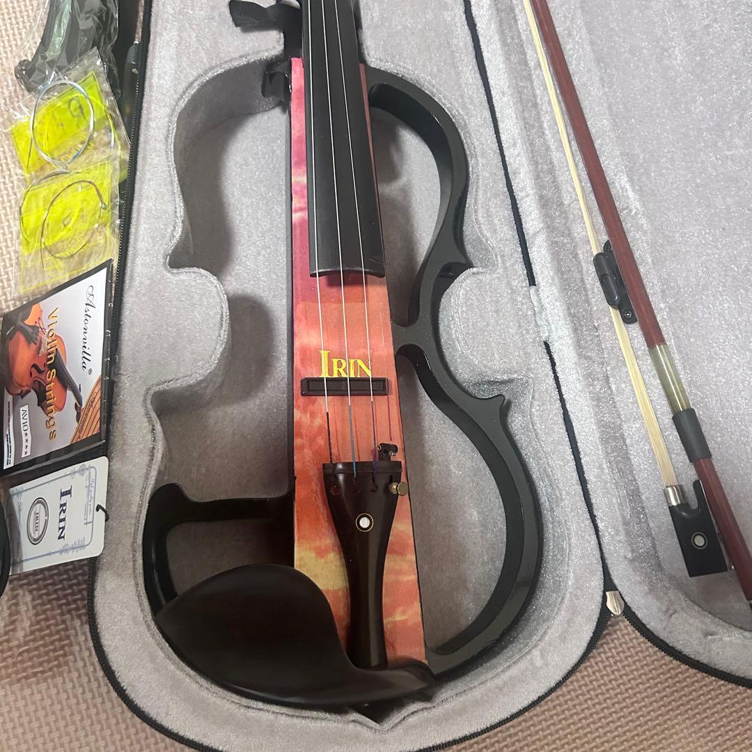 IRIN エレキバイオリン 4/4 ケース付 初心者セット