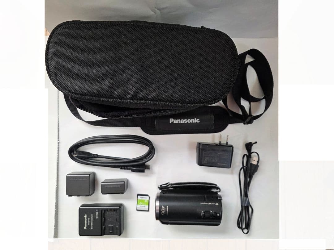 パナソニックHDビデオカメラ V480MS 高倍率90倍ズーム ブラック