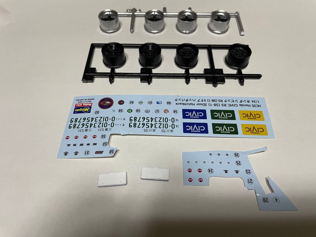 1/24 シビックRS SB1の完成品