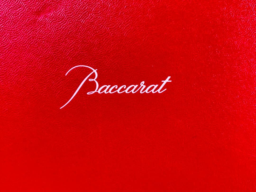 バカラ アルクール アビス デスククロック クリアガラス 箱付き[正規品]JPN