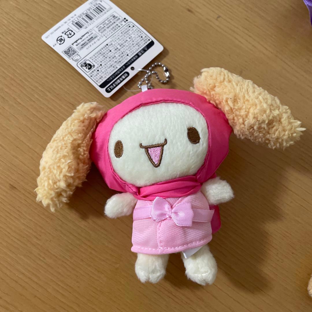 【5個セット】　サンリオピューロランド　シナモロール　品川紋次郎　マスコット