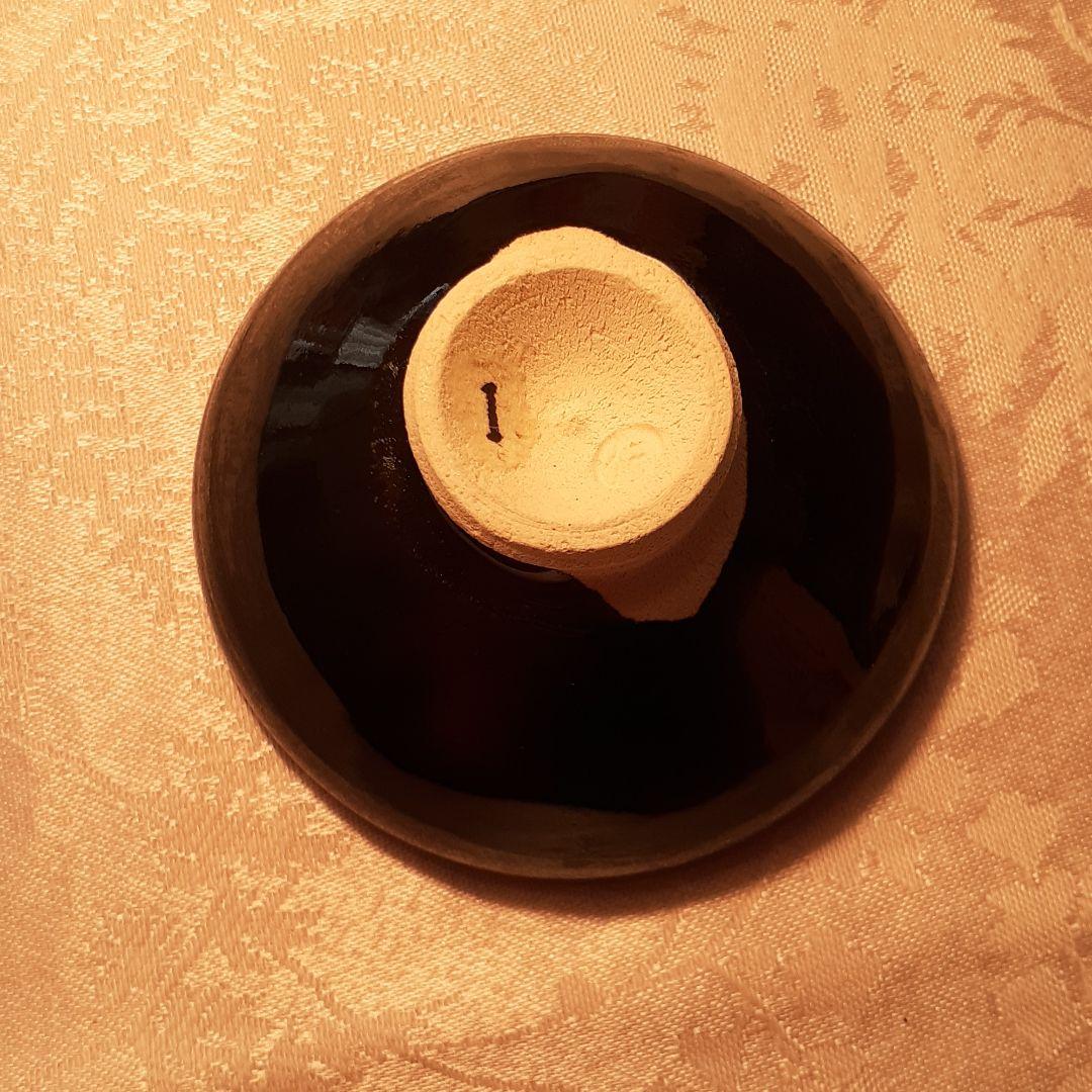 験の良い木の葉天目盃　❤️加藤仁　作