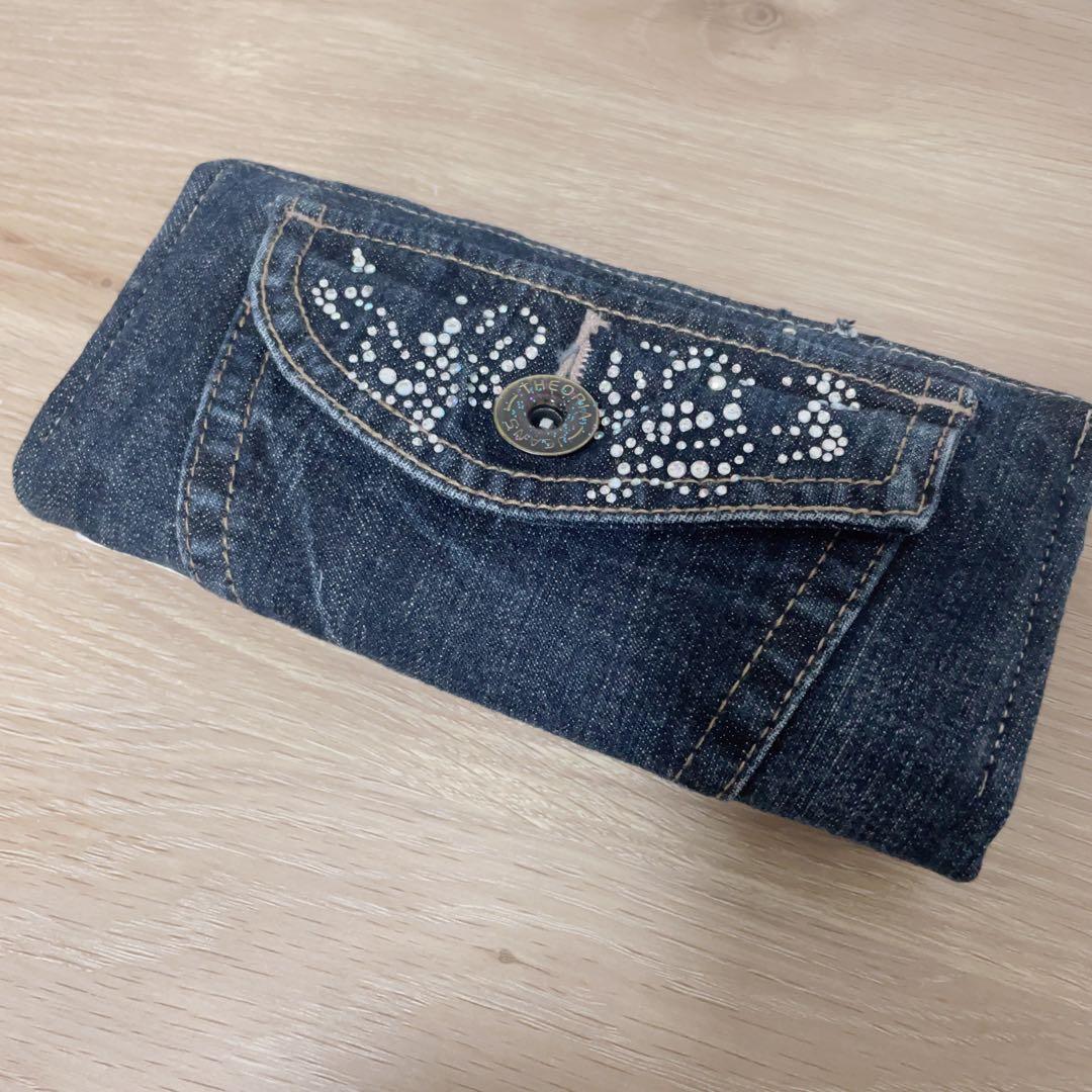 Azum デニム リメイク ウォレット