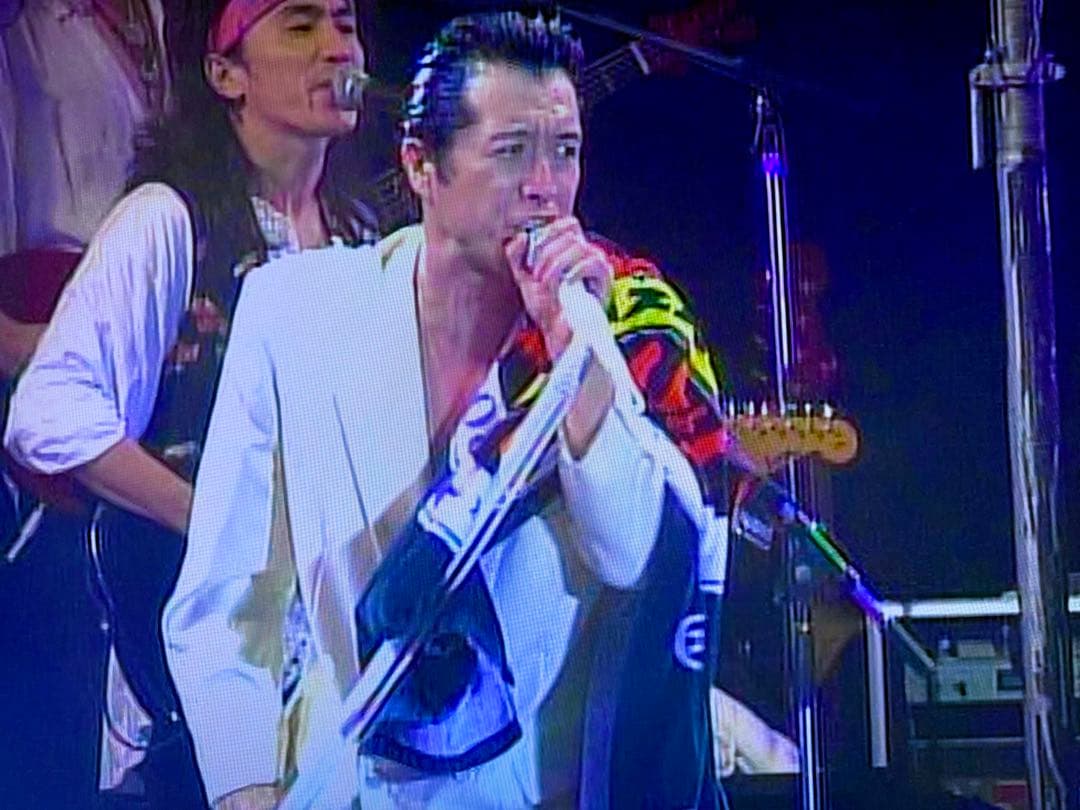 矢沢永吉/91sスリーロゴ/モスグリーン/左右にタグレア物/未使用品/当時物