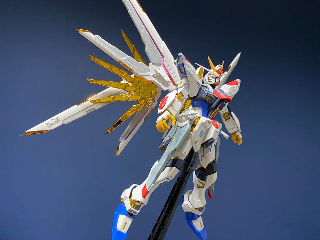 MG ストライクフリーダムガンダム、弍式風、マイティーストライク換装セット完成品