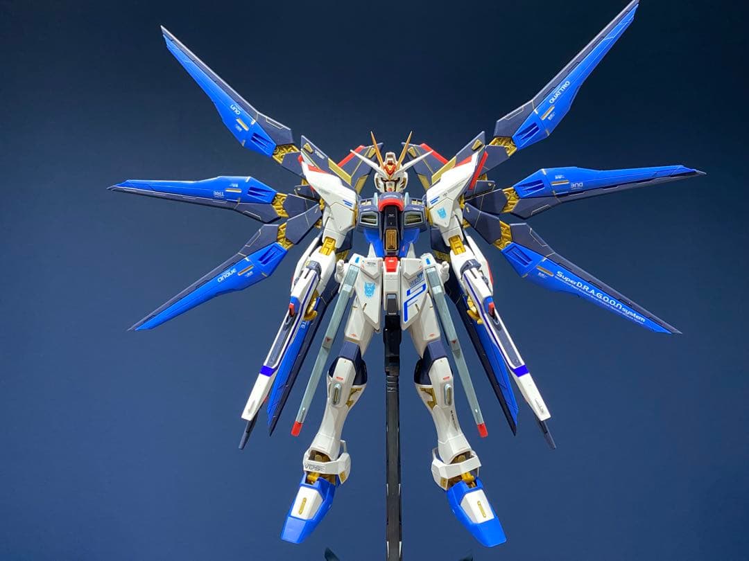 MG ストライクフリーダムガンダム、弍式風、マイティーストライク換装セット完成品